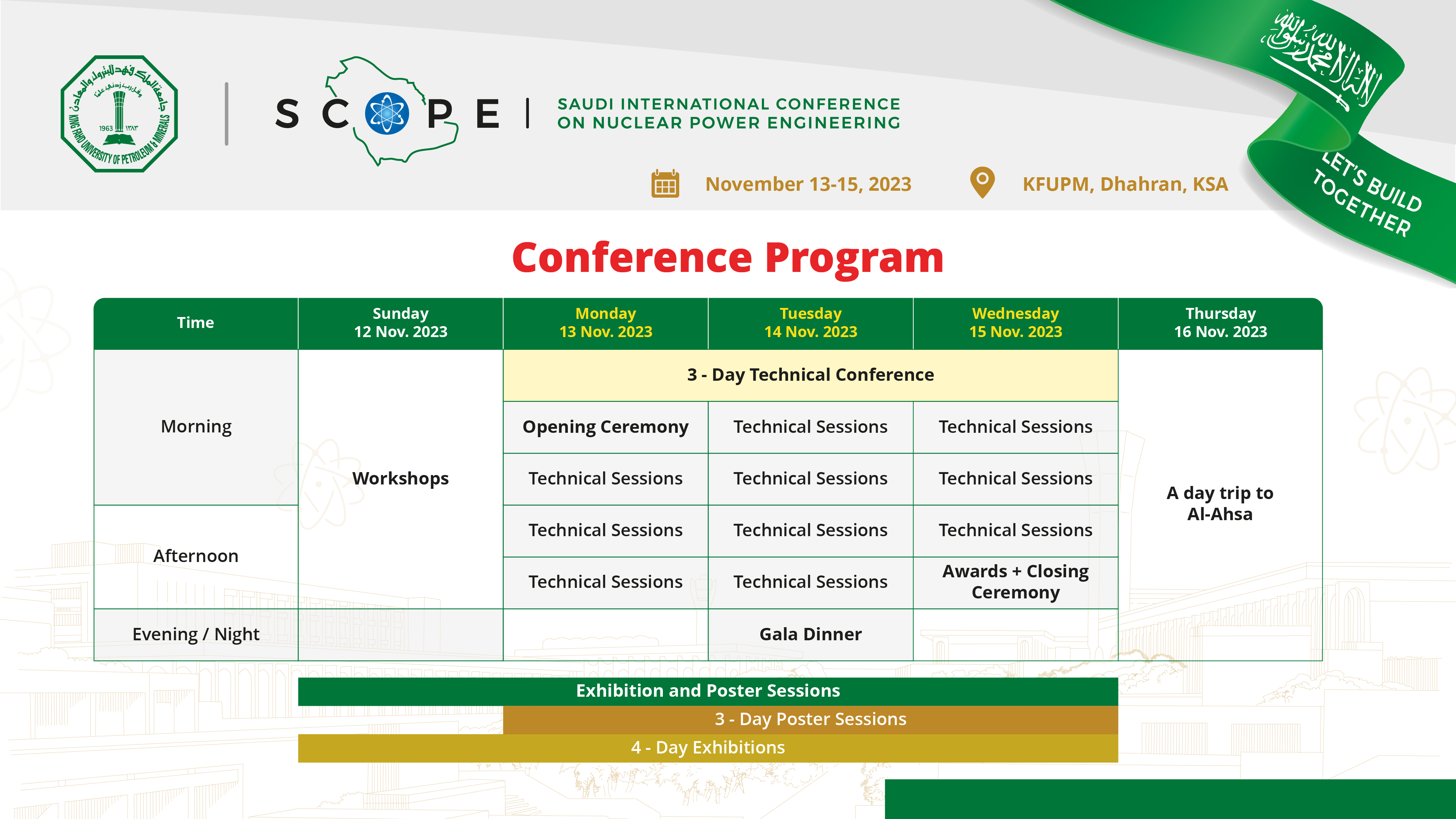 Saudi International Conference On Nuclear Power Engineering (SCOPE) (13